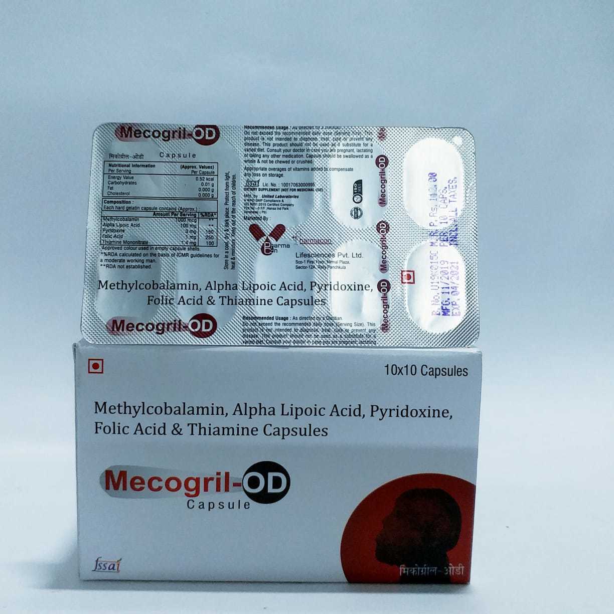 Mecogril Od Pharmacon Lifesciences Pvt Ltd